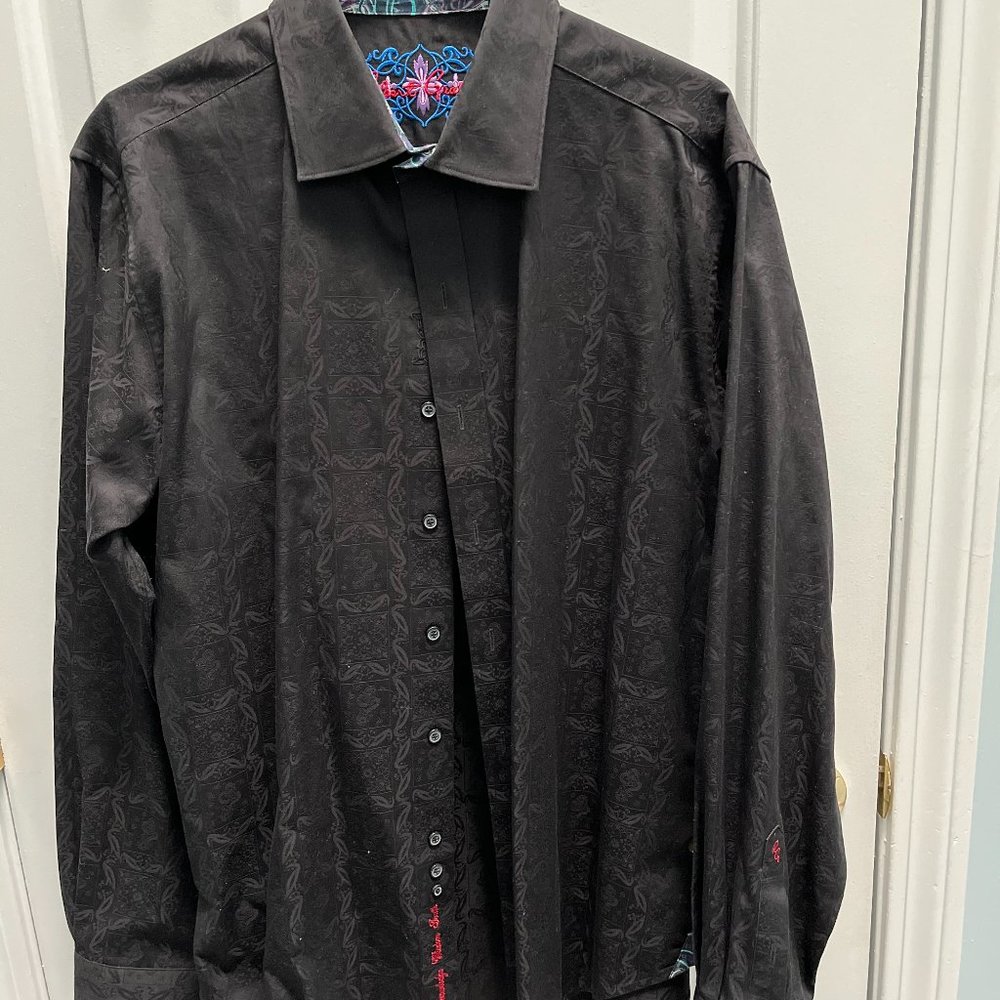 Robert Graham Men's Black Shirt - L